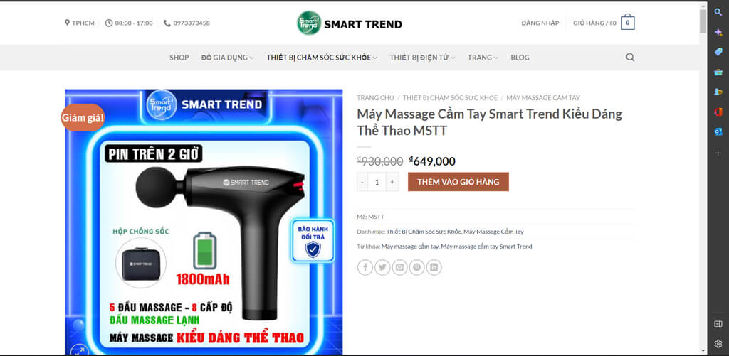 Mua hàng tai Smart Trend