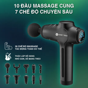 Máy Massage Cầm Tay Smart Trend MSCL02 - Máy Mát Xa Cầm Tay Đấm Lưng Cở Lớn thiết kế mạnh mẽ 10 đầu 7 chế độ cao cấp 7 vn 11134207 7qukw lfkyskkupdv965