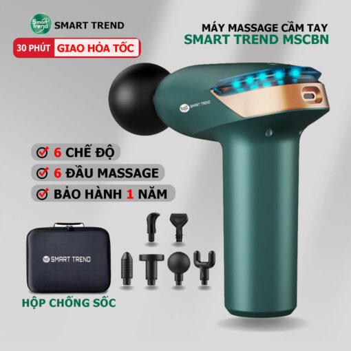 Máy Massage Cầm Tay Smart Trend MSCBN - 6 Cấp Độ, 6 Đầu Massage