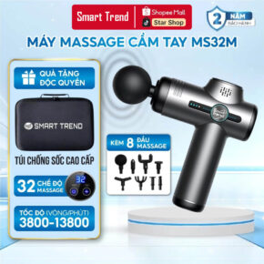 Máy Massage Cầm Tay Smart Trend MS32M 32 Chế Độ, 8 Đầu Mát Xa