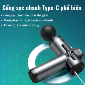Máy Massage Cầm Tay Smart Trend MS32M – 99 Cấp Độ, 9 Đầu Massage, Hộp Chống Sốc 7 May massage cam tay smart trend 32N 1