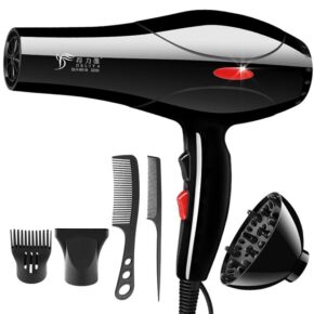 Máy Sấy Tóc Deliya 8018 2200W - 6 Chế Độ Sấy, 5 Phụ Kiện Cao Cấp, Sấy Nhanh Khô, Chính Hãng 5 Đồ Gia Dụng