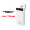 Pin Sạc Dự Phòng Remax RPP-522 30000mAh - Sạc Nhanh QC3.0, PD20W, An Toàn Hiệu Quả 2 RPP 522 TRANG