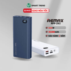 Pin Sạc Dự Phòng Remax RPP-292 20000mAh Siêu Tốc