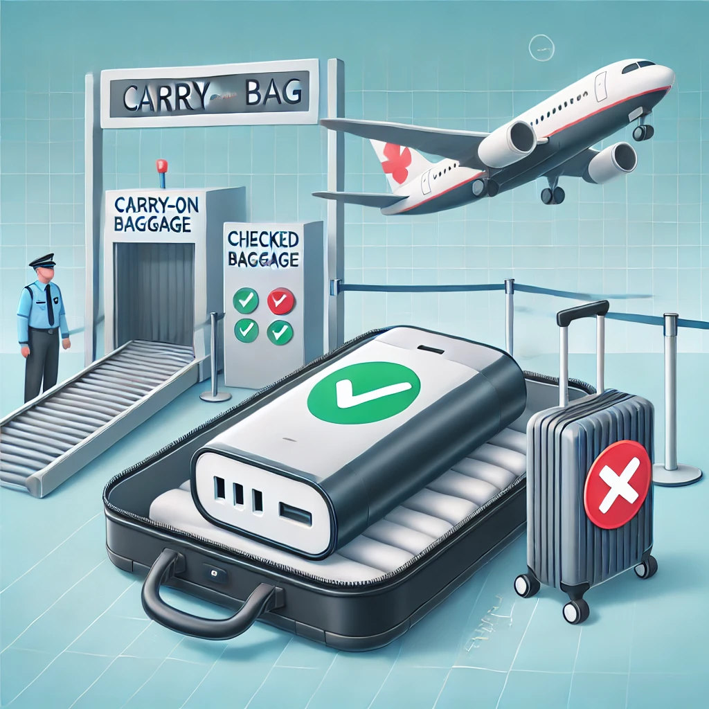 Có được mang sạc dự phòng lên máy bay không