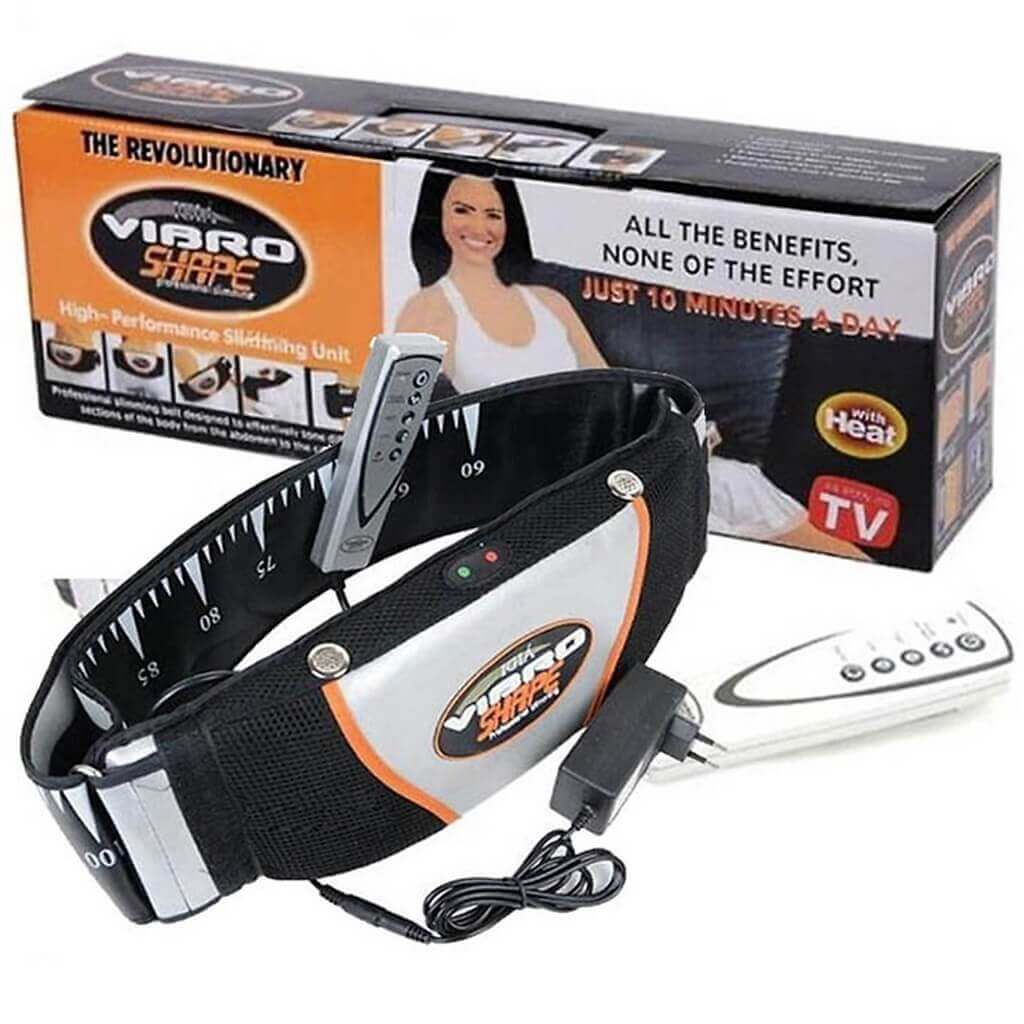 Máy Massage Bụng Giảm Mỡ Vibro Shape - Rung Nóng Hiệu Quả 16 Đai massage giảm mỡ bụng Vibro Shape hàng chính hãng