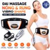 Máy Massage Bụng Giảm Mỡ Vibro Shape - Rung Nóng Hiệu Quả 8 Máy Massage Bụng Vibro Shape - Đai Massage Giảm Mỡ Bụng Rung Nóng Hiệu Quả Cao