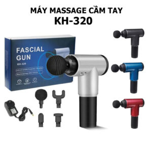 Máy Massage Cầm Tay KH-320 4 Đầu 6 Chế Độ - Giảm Đau, Thư Giãn Cơ Hiệu Quả