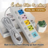 Ổ Cắm Điện Thông Minh B40 - 4 Ổ Cắm, 2 Cổng USB Sạc Nhanh, Chống Cháy Nổ, An Toàn Cao 1 O cam dien da nang No B40