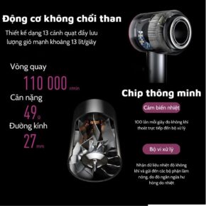 Máy Sấy Tóc Ion Âm 2 Chiều Nóng Lạnh - 5 Phụ Kiện, Công Suất 2200W, Bảo Vệ Tóc Hiệu Quả 3 vn 11134207 7r98o m0b6gd1mdnfxb9