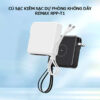 Remax RPP-T1 – Sạc dự phòng không dây 10000mAh tích hợp củ sạc nhanh 22.5W, cáp sẵn, đèn LED tiện lợi 1 Cu sac du phong khong day Remax RPP T1