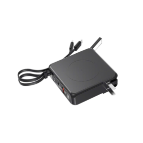Remax RPP-T1 – Sạc dự phòng không dây 10000mAh tích hợp củ sạc nhanh 22.5W, cáp sẵn, đèn LED tiện lợi