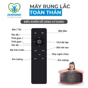 Máy Rung Lắc Toàn Thân Kensonic FR-138 – 300W, 120 Chế Độ Rung, Giảm Mỡ Hiệu Quả, Tăng Sức Đề Kháng 2 May Rung Lac Toan Than Kensonic FR 138 12