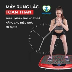 Máy Rung Lắc Toàn Thân Kensonic FR-138 – 300W, 120 Chế Độ Rung, Giảm Mỡ Hiệu Quả, Tăng Sức Đề Kháng 8 May Rung Lac Toan Than Kensonic FR 138 5