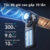 Quạt Cầm Tay Mini ICE FAN JF168 - Pin 6000mAh, Có Sò Lạnh, 199 Cấp Gió, Gấp Gọn Tiện Lợi 4 Quat cam tay So Lanh FJ168 3