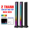 Đèn LED Nháy Theo Nhạc Cảm Biến Âm Thanh RGB - Trang Trí Bàn Làm Việc, Livestream, Xe Hơi 10 thanh led nhay theo nhac 8
