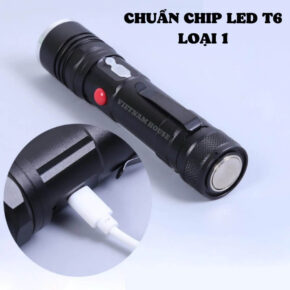 Đèn Pin Cầm Tay Siêu Sáng T6-26 COB – Zoom Xa, Pin Sạc USB, Nam Châm Đuôi 5 Den Pin Cam Tay Sieu Sang T6 26 COB – Zoom Xa Pin Sac USB Nam Cham Duoi 9