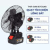 Quạt Tích Điện Lồng Sắt SMART TREND 10 Cell Dùng Liên Tục 6 - 8 Giờ, Cánh Sắc Gió Mạnh, Bền Bỉ 2 Quat tich dien long sat pin trau 2