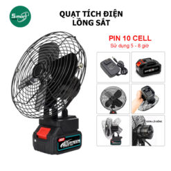 quạt tích điện lồng sắt Smart Trend 10 Cell