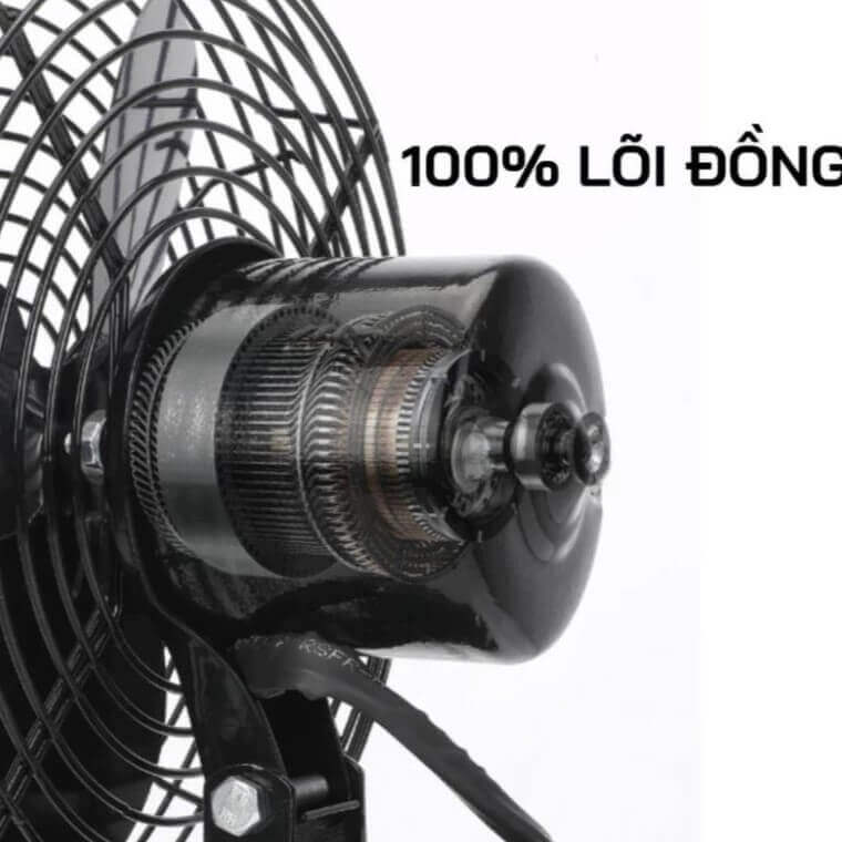 Quạt tích điện lồng sắt pin trâu (7) Quat tich dien long sat pin trau 7