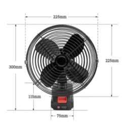 Quạt Tích Điện Lồng Sắt SMART TREND 10 Cell Dùng Liên Tục 6 - 8 Giờ, Cánh Sắc Gió Mạnh, Bền Bỉ 6 Quat tich dien long sat pin trau 8