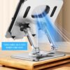 Giá Đỡ iPad Xoay 360 Độ DS86 Hợp Kim Nhôm Cao Cấp Chống Rung Lắc 1 gia do iPad xoay 360 do DS86 4