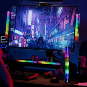 Thanh đèn LED RGB 3D nháy theo nhạc cảm biến âm thanh – Decor phòng, bàn làm việc 3 thanh den LED RGB 3D nhay theo nhac 7