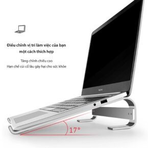 Giá Đỡ Laptop L200 Nhôm Nguyên Khối Chống Rung Chống Trượt Hỗ Trợ Tản Nhiệt 7 vn 11134207 7r98o lxjowah446hne8