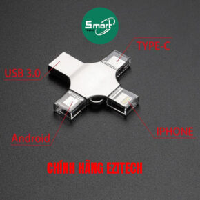 USB 4 Trong 1 EZiTECH 1TB – Ổ Đĩa Flash OTG USB 3.0 Cho iPhone, Android, Laptop 4 USB 4 trong 1 EZiTECH 1TB 4