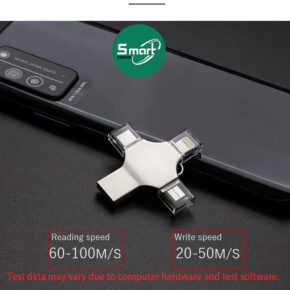 USB 4 Trong 1 EZiTECH 1TB – Ổ Đĩa Flash OTG USB 3.0 Cho iPhone, Android, Laptop 3 USB 4 trong 1 EZiTECH 1TB 5