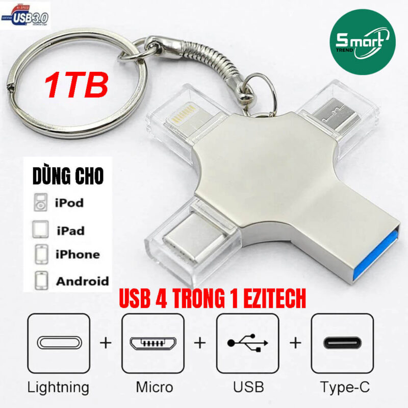 USB 4 trong 1 EZiTECH 1TB