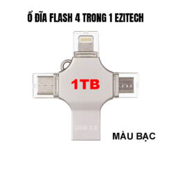 USB 4 trong 1 EZiTECH 1TB Bac