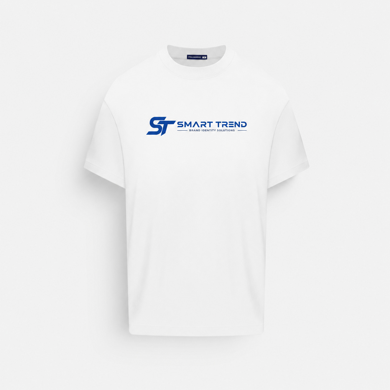 Áo thun in logo doanh nghiệp – Smart Trend Áo thun trắng in logo Smart Trend – quà tặng doanh nghiệp