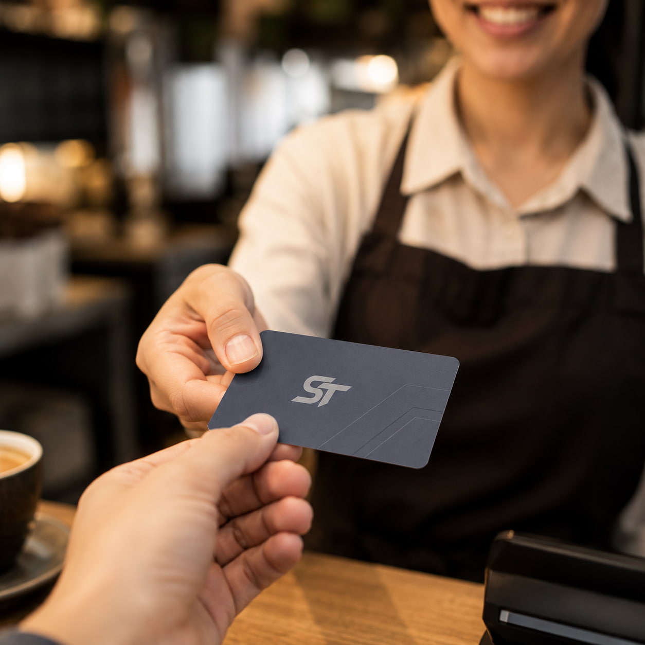 In thẻ nhựa PVC tích điểm khách hàng thân thiết - Smart Trend