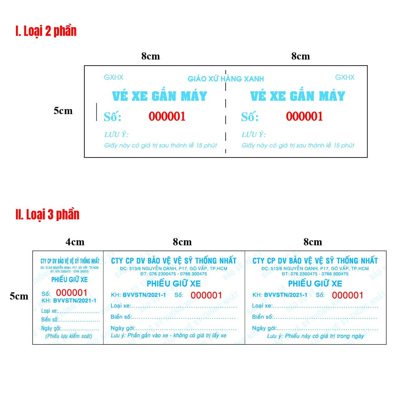 in vé giữ xe phiếu giữ xe in ve giu xe phieu giu