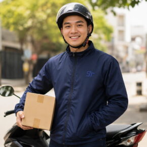 May áo khoác jacket đồng phục theo yêu cầu TP.HCM - báo giá 2 giờ