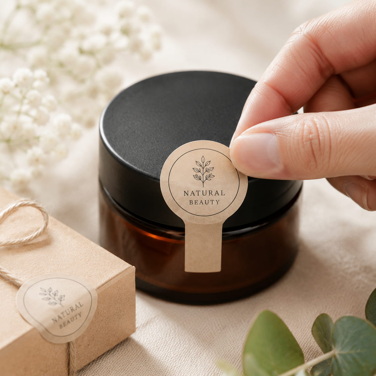 Tem niêm phong chống giả in logo thương hiệu - Smart Trend