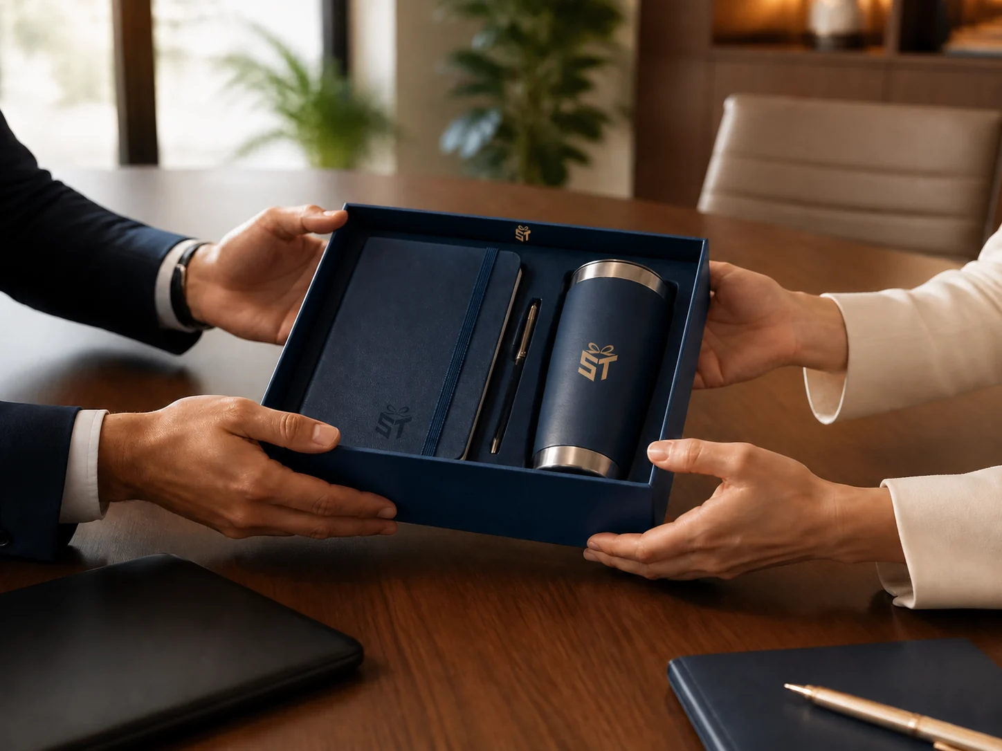 Ứng dụng tham khảo trao gift set tri ân khách hàng