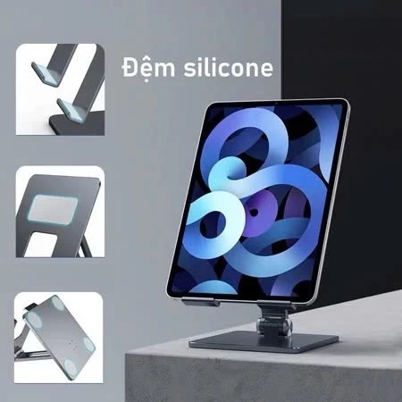 Giá Đỡ Điện Thoại, Máy Tính Bảng MT134 – Hợp Kim Nhôm, Gấp Gọn, Điều Chỉnh Góc 6 Giá Đỡ Điện Thoại, Máy Tính Bảng MT134 – Hợp Kim Nhôm, Gấp Gọn, Điều Chỉnh Góc - Ảnh 6