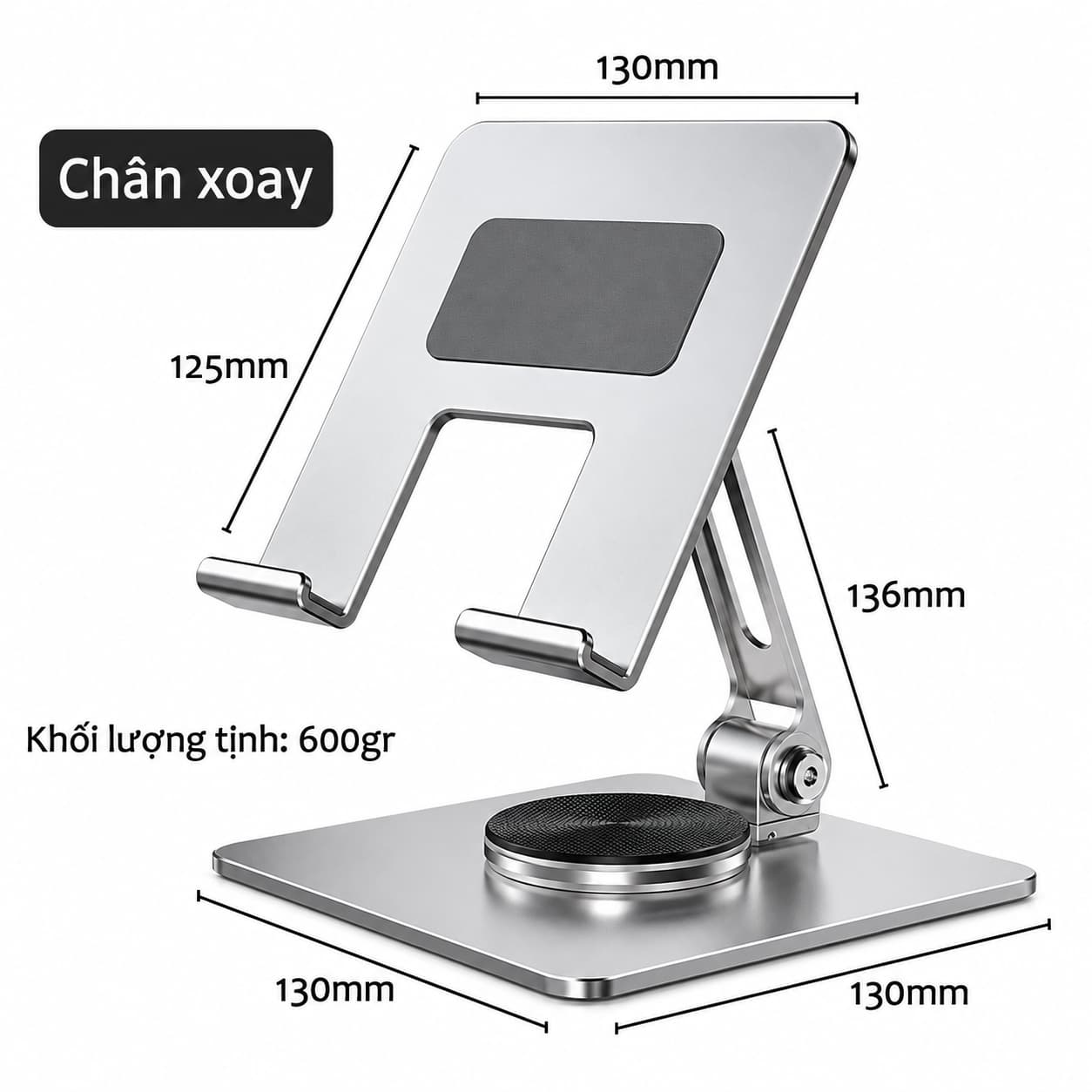 Giá Đỡ Điện Thoại iPad MT134 Xoay 360° – Hợp Kim Sơn Tĩnh Điện, Gấp Gọn 4 Giá Đỡ Điện Thoại iPad MT134 Xoay 360° – Hợp Kim Sơn Tĩnh Điện, Gấp Gọn - Ảnh 4