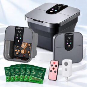 Bồn ngâm chân massage Smart Trend gấp gọn kèm điều khiển từ xa