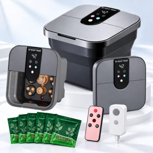 Bồn Ngâm Chân Massage Smart Trend: Chăm Sóc Sức Khỏe Tối Ưu Cho Người Lớn Tuổi 4 Bồn ngâm chân massage Smart Trend gấp gọn kèm điều khiển từ xa
