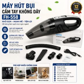 Máy hút bụi cầm tay FH-558 thiết kế không dây nhỏ gọn
