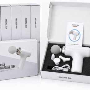 Máy Massage Cầm Tay Mini MG-203 – 6 Chế Độ, 4 Đầu Massage 9 may massage cam tay mini mg 203 8