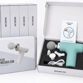 Máy Massage Cầm Tay Mini MG-203 – 6 Chế Độ, 4 Đầu Massage 8 may massage cam tay mini mg 203 9