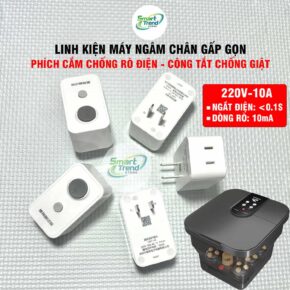 Phích Cắm Chống Rò Điện LBY-16 Cho Máy Ngâm Chân Chigo – 220V 10A, Test/Reset 2 phich cam chong ro dien lby 16 may ngam chan 2