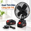 Quạt Tích Điện Lồng Sắt T16 – Pin 10 Cell, 2 Tốc Độ, Gió Mạnh 11 Quạt tích điện lồng sắt T16 pin 10 cell, 2 tốc độ, gió mạnh